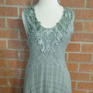 Pretty Angel Dress Sun Dress Linen Gauze Jade